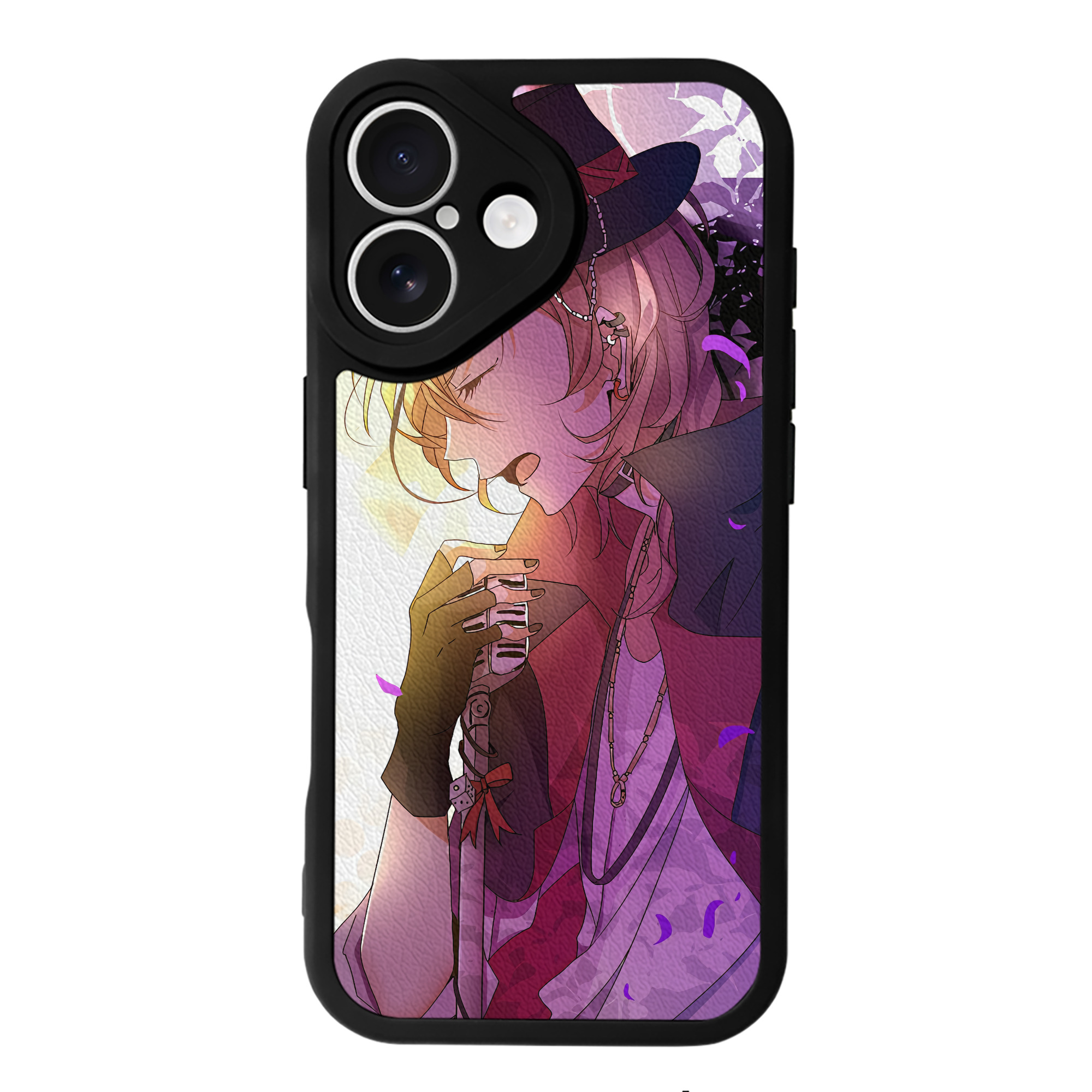 （画像用） 文豪ストレイドッグス Bungo Stray Dogs 【iPhone 16シリーズ対応】シリコンスマホケース（レザー調） 材質：シリコン